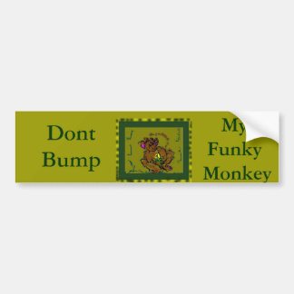 Funky Monkey Bumpersticker