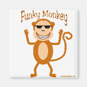 Funky Monkey magneet (Voorkant)