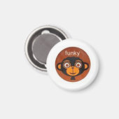 Funky Monkey Magnet Magneet (Voorkant / Achterkant)