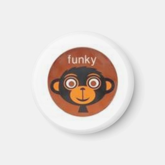 Funky Monkey Magnet Magneet (Voorkant)