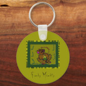 Funky Monkey Sleutelhanger (Voorkant)