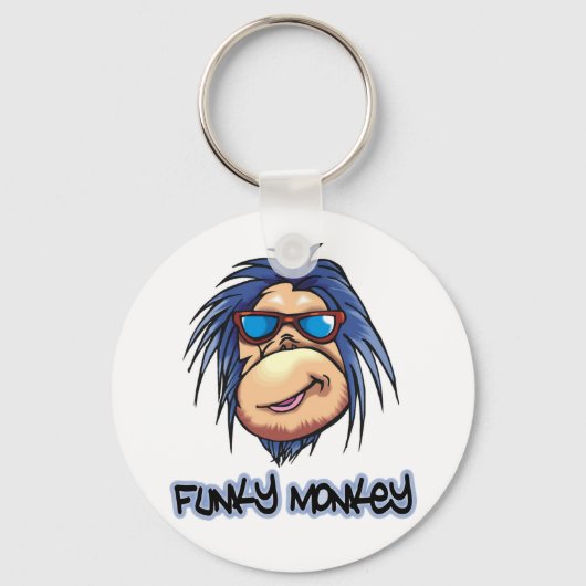 Funky Monkey Sleutelhanger (Voorkant)