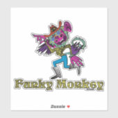 Funky Monkey Sticker (Vel)
