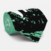 Funky Monogram-Grunge Cool Cravates (Roulé)