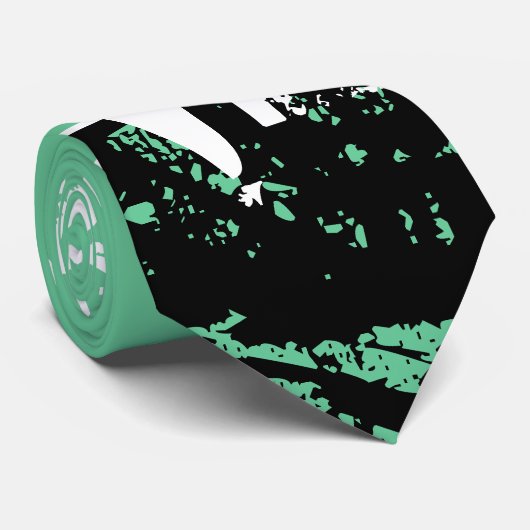 Funky Monogram-Grunge Cool Cravates (Roulé)