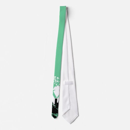 Funky Monogram-Grunge Cool Cravates (Dos)