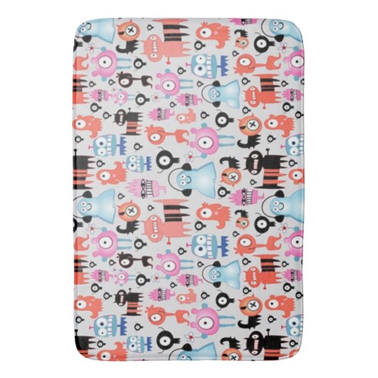 Funky Monsters Badmat (Voorkant Verticaal)