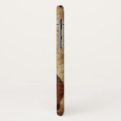 Funky mooie kat iPhone X Hoesje (Achterkant/links)