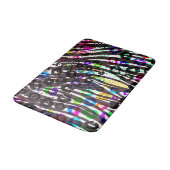 Funky Multi-Animal Print Pattern Heldere kleuren Badmat (Gekanteld)