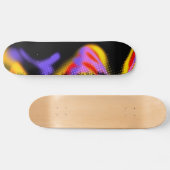 Funky Multicolored Pattern Skateboard (Horizontaal)