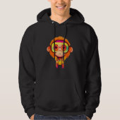 Funky Munky Space Cadet Monkey Hoodie (Voorkant)