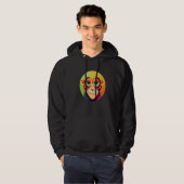 Funky Munky Space Pilot Monkey Premium Hoodie (Voorkant volledig)