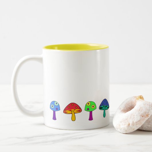 Funky Mushroom Mok (Met donut)