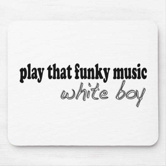 Funky Music White Boy Muismat (Voorkant)