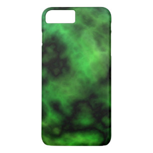 Funky Neon Green Emerald Halloween Abstract iPhone 8 Plus / 7 Plus Hoesje