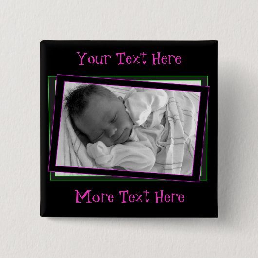Funky Neon Lijst Button (Voorkant)