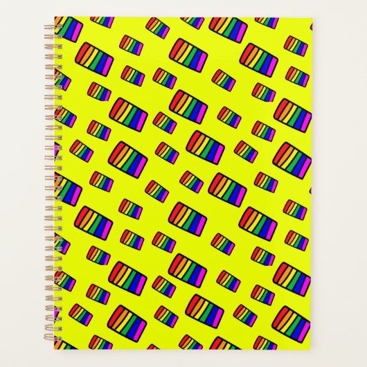 Funky Neon Motif arc-en-ciel (Devant)