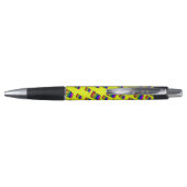 Funky Neon Rainbow Block Patroon Pen (Achterkant)