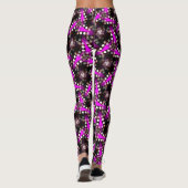 Funky Noir Hot Pink Leggings connexes Psydefx ♥ (Dos)