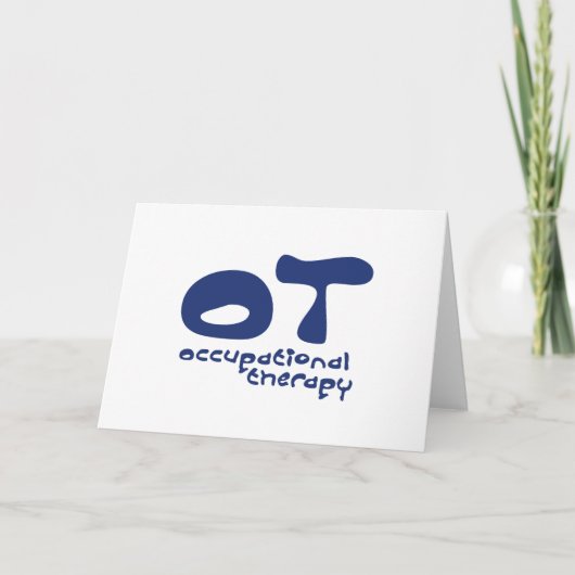 Funky Occupational Therapy Kaart (Voorkant)