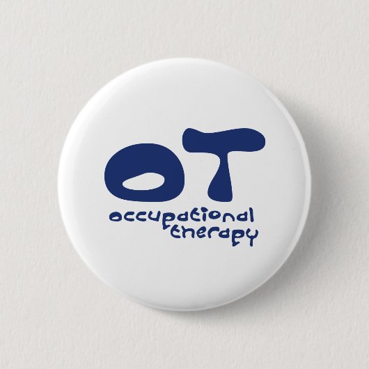 Funky Occupational Therapy Ronde Button 5,7 Cm (Voorkant)