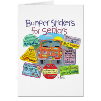 Funky Old Geezer Carte d'anniversaire - Stickers p