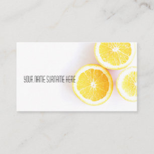 Funky Oranje Organic Feel Visitekaartje