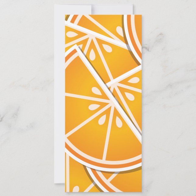 Funky oranje wig (Voorkant)