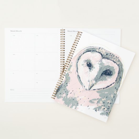 Funky Owl Portrait Planner (Display)