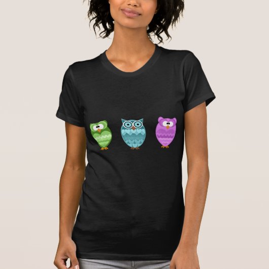 funky owls t-shirt (Voorkant)