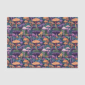 Funky Paddenstoelen Patroon Decoupage Tissuepapier (Voorkant)