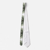 Funky Pale Green Cactus Cravate Motif Succulente (Dos)