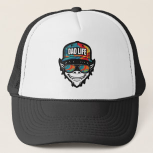 Funky Papa Leven Aap Trucker Pet