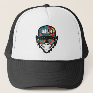 Funky Papa Leven Aap Trucker Pet