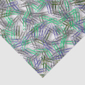 Funky Paperclips Tissuepapier (Detail)