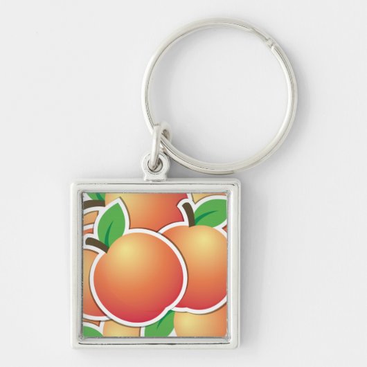 Funky peach sleutelhanger (Voorkant)