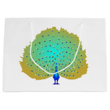 funky Peacock harten ontwerp