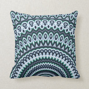 Funky Peacock Mandala patroonkussen Kussen