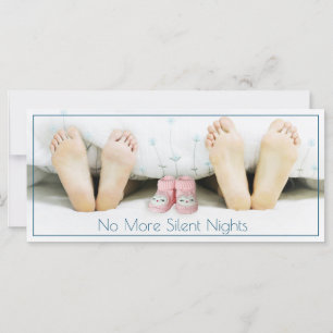 Funky Photo Holiday Faire-part de grossesse