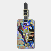Funky Piano Bagagelabel (Voorkant verticaal)