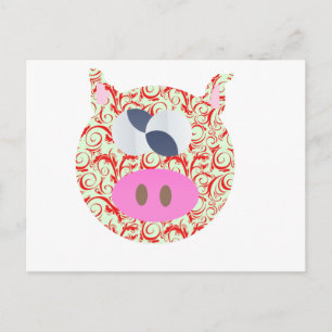 Funky Pig Briefkaart