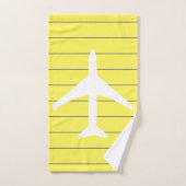 Funky Pilot Aviation Stripes Lines Bad Handdoek (Handdoek)