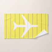Funky Pilot Aviation Stripes Lines Bad Handdoek (Handdoek)