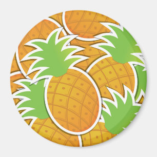 Funky pineappel magneet