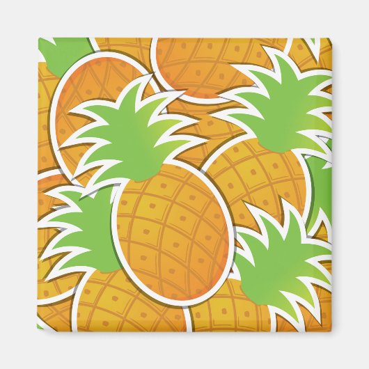Funky pineappel magneet (Voorkant)