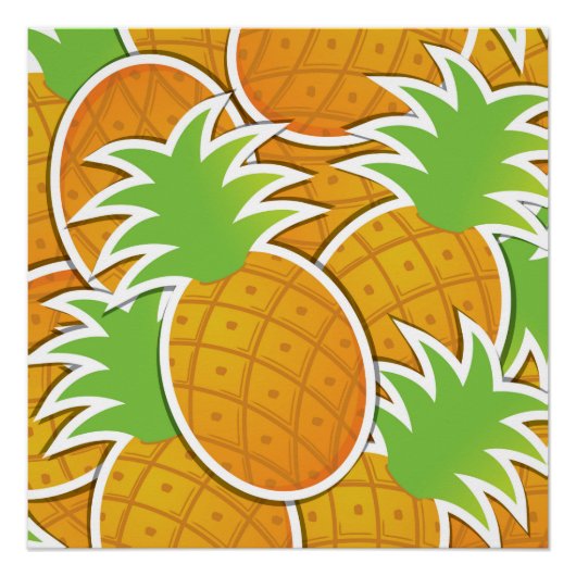 Funky pineappel perfect poster (Voorkant)