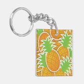 Funky pineappel sleutelhanger (Voorkant Links)