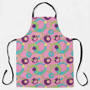 Funky Pink Circles All-Over Print Schort