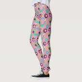 Funky Pink Circles Leggings (Links)