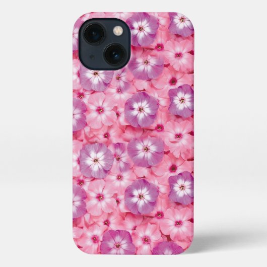 Funky Pink Flower iPhone Hoesje (Achterkant)